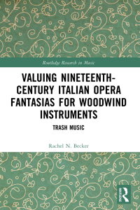 Imagen de portada: Valuing Nineteenth-Century Italian Opera Fantasias for Woodwind Instruments 1st edition 9781032491769