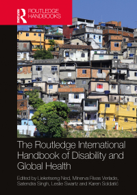 Omslagafbeelding: The Routledge International Handbook of Disability and Global Health 1st edition 9781032131849