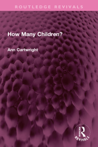 Titelbild: How Many Children? 1st edition 9781032716343