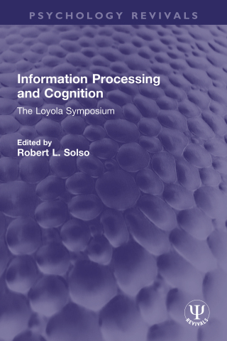 Imagen de portada: Information Processing and Cognition 1st edition 9781032722412
