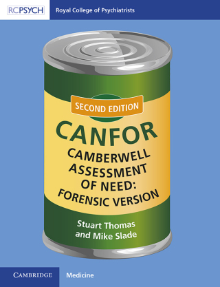 Cover image: Camberwell Assessment of Need: Forensic Version 2nd edition 9781911623410