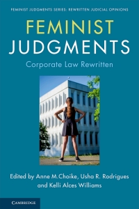 Cover image: Feminist Judgments: Corporate Law Rewritten 9781316516768