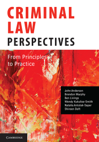 Imagen de portada: Criminal Law Perspectives 9781108868204