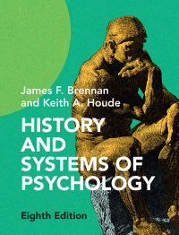 Cover image: History and Systems of Psychology 8th edition 9781316517673