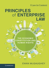 Cover image: Principles of Enterprise Law 9781316517642