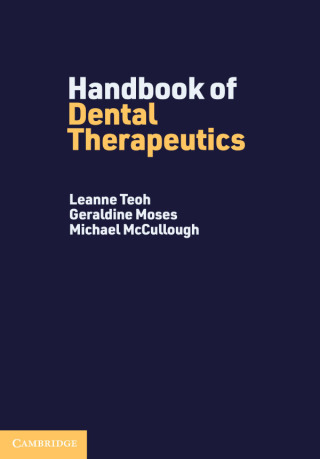 Cover image: Handbook of Dental Therapeutics 9781009060059