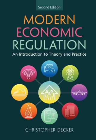 Cover image: Modern Economic Regulation 2nd edition 9781316514511