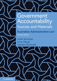 Cover image: Government Accountability Sources and Materials 2nd edition 9781009101943