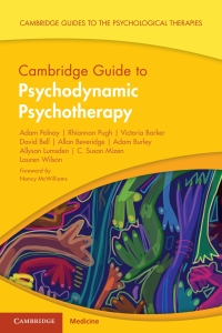 Cover image: Cambridge Guide to Psychodynamic Psychotherapy 9781009108508