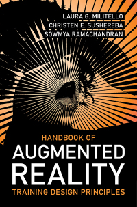 Cover image: Handbook of Augmented Reality Training Design Principles 9781009216173