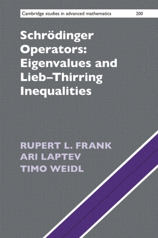 Immagine di copertina: Schrödinger Operators: Eigenvalues and Lieb–Thirring Inequalities 9781009218467