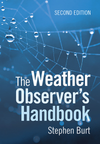 Cover image: The Weather Observer's Handbook 2nd edition 9781009260541