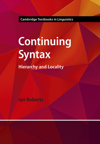Imagen de portada: Continuing Syntax 9781009291668