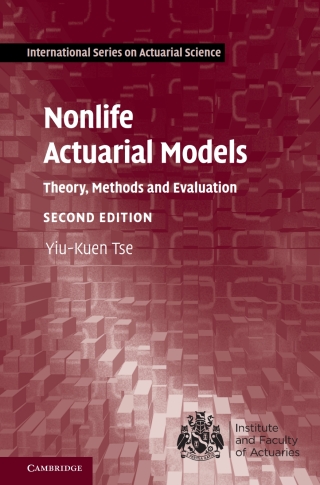 Cover image: Nonlife Actuarial Models 2nd edition 9781009315074