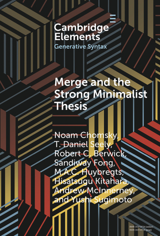 Cover image: Merge and the Strong Minimalist Thesis 9781009462266