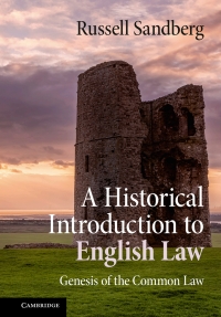 Omslagafbeelding: A Historical Introduction to English Law 9781107090583