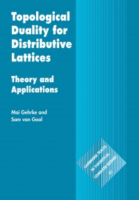 Imagen de portada: Topological Duality for Distributive Lattices 9781009349697