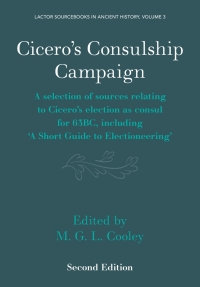 Cover image: Cicero's Consulship Campaign 2nd edition 9781009383523