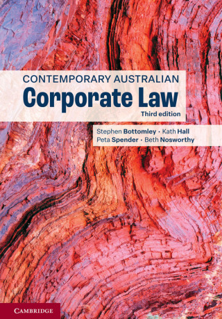 Cover image: Contemporary Australian Corporate Law 3rd edition 9781009448215
