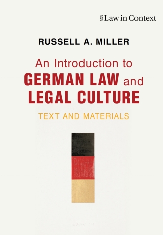 صورة الغلاف: An Introduction to German Law and Legal Culture 9781107141131