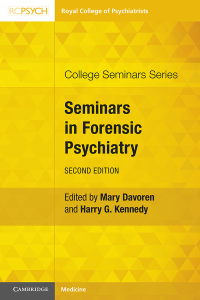 Cover image: Seminars in Forensic Psychiatry 2nd edition 9781911623816