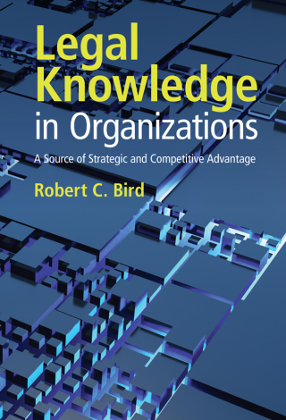 Cover image: Legal Knowledge in Organizations 9781009596671
