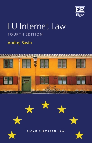 Cover image: EU Internet Law 4th edition 9781035307654