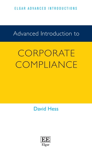 Cover image: Advanced Introduction to Corporate Compliance 1st edition 9781035314690