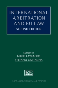 Omslagafbeelding: International Arbitration and EU Law 2nd edition 9781035316564