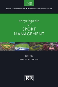 表紙画像: Encyclopedia of Sport Management 2nd edition 9781035317172