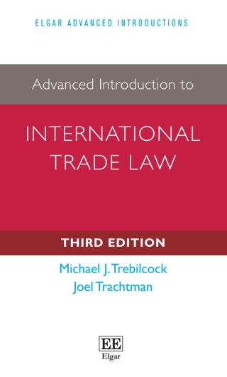 Cover image: Advanced Introduction to International Trade Law 3rd edition 9781035333998