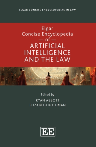 Titelbild: Elgar Concise Encyclopedia of Artificial Intelligence and the Law 1st edition 9781035336890