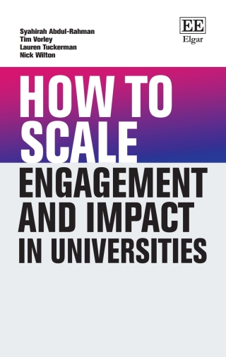 Cover image: How to Scale Engagement and Impact in Universities 1st edition 9781035337422