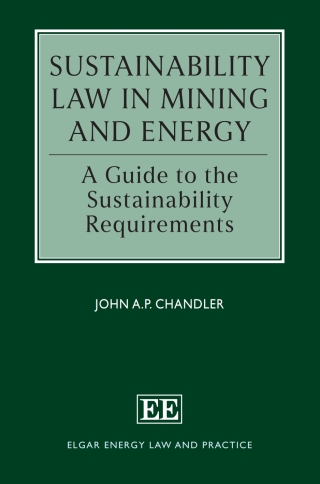 Cover image: Sustainability Law in Mining and Energy 1st edition 9781035341313