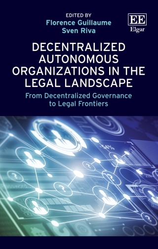 Cover image: Decentralized Autonomous Organizations in the Legal Landscape 1st edition 9781035341610