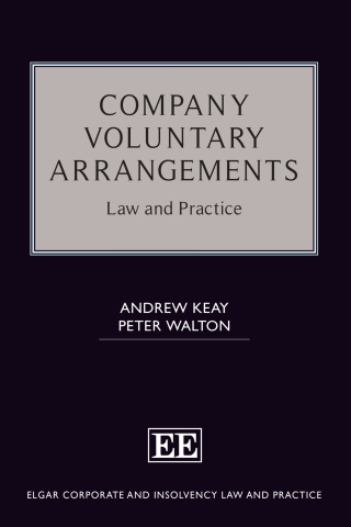 Cover image: Company Voluntary Arrangements 1st edition 9781035325641