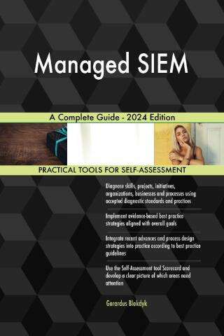 Omslagafbeelding: Managed SIEM A Complete Guide - 2024 Edition 9781038811059