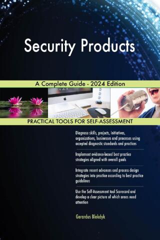 Cover image: Security Products A Complete Guide - 2024 Edition 9781038811233