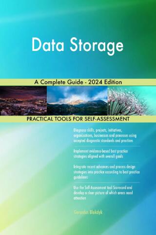 Cover image: Data Storage A Complete Guide - 2024 Edition 9781038811417