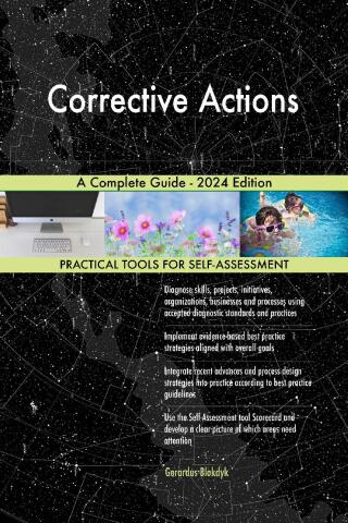 Imagen de portada: Corrective Actions A Complete Guide - 2024 Edition 9781038811707