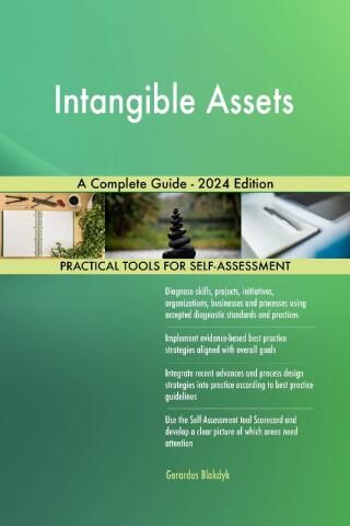 Cover image: Intangible Assets A Complete Guide - 2024 Edition 9781038811967
