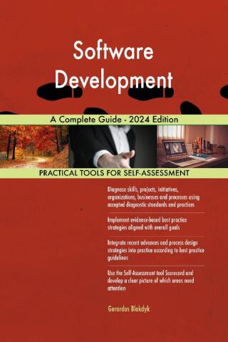 Omslagafbeelding: Software Development A Complete Guide - 2024 Edition 9781038812704
