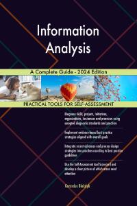 Cover image: Information Analysis A Complete Guide - 2024 Edition 9781038812940