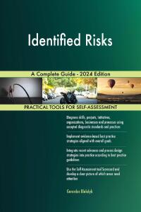 Cover image: Identified Risks A Complete Guide - 2024 Edition 9781038813428