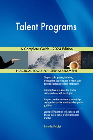Cover image: Talent Programs A Complete Guide - 2024 Edition 9781038813657