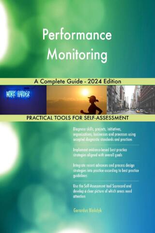 Imagen de portada: Performance Monitoring A Complete Guide - 2024 Edition 9781038813831