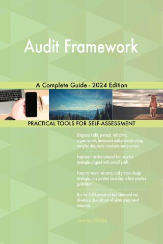 Imagen de portada: Audit Framework A Complete Guide - 2024 Edition 9781038814067