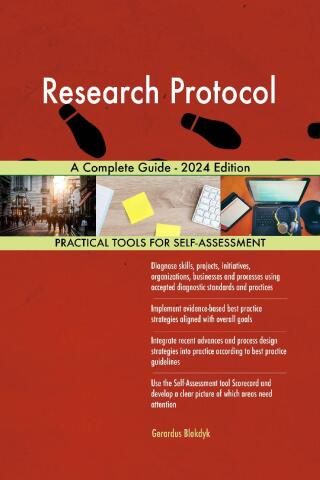 Cover image: Research Protocol A Complete Guide - 2024 Edition 9781038814173