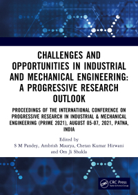 Cover image: Challenges and Opportunities in Industrial and Mechanical Engineering: A Progressive Research  Outlook 1st edition 9781032713212