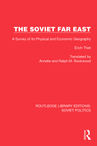 Cover image: The Soviet Far East 1st edition 9781032677347